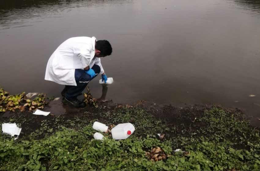  Conagua atiende mortandad de peces en la presa El Batán y realiza análisis del agua