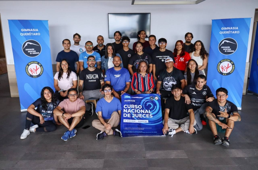  Querétaro impulsa profesionalización del parkour con certificación nacional de jueces