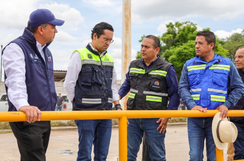  Supervisan cárcamo de Puerta Real II ante temporada de lluvias en Corregidora