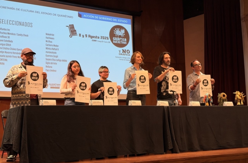  Gráfica Queretana reunirá talento local y acercará el arte al público con más de 80 artistas