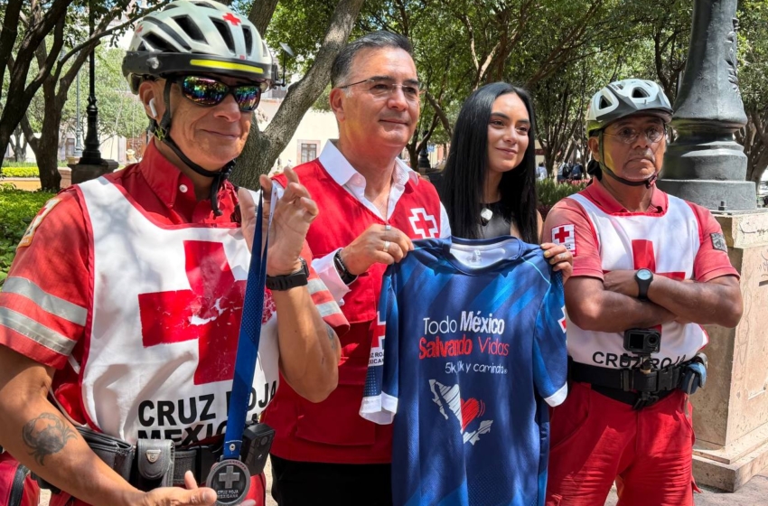  Cruz Roja presenta la carrera “Todo México Salvando Vidas” en Querétaro