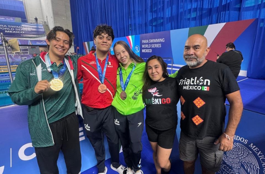  Paranadadores queretanos conquistan ocho medallas en la Para Swimming World Series México 2026