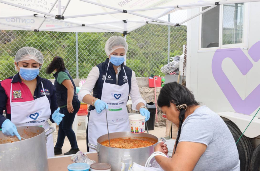  Car Herrera lleva Comedores Móviles a comunidades del semidesierto queretano
