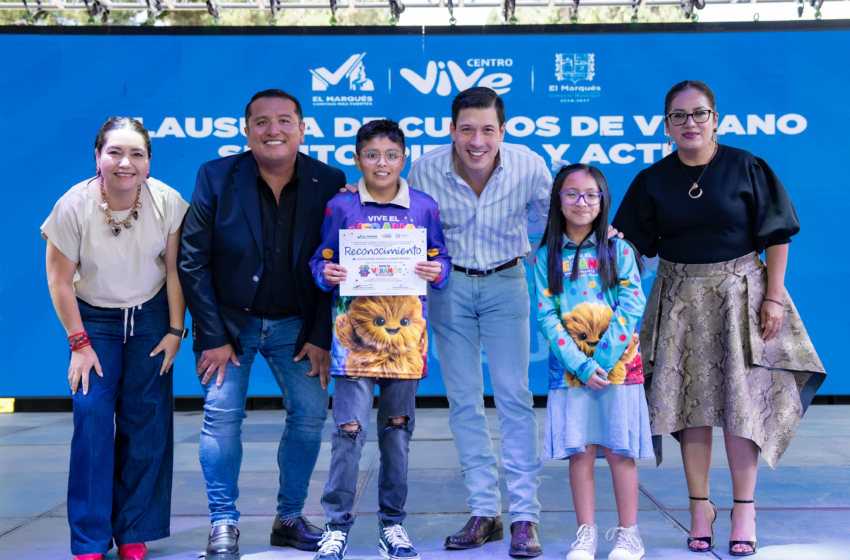  Rodrigo Monsalvo clausura primera etapa de “Vive el Verano 2026” en El Marqués