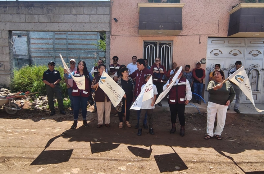  Conagua y Ezequiel Montes amplían red de agua potable; beneficiará a 145 habitantes