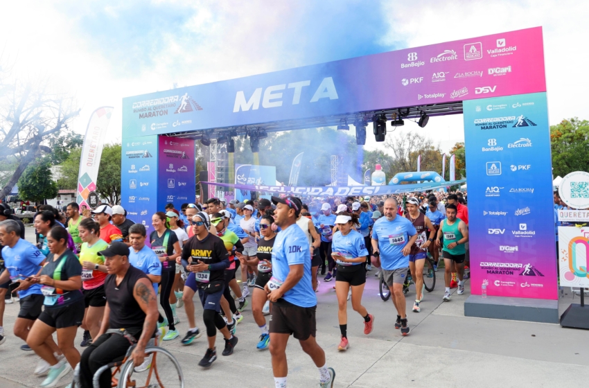  2 mil corredores participan en la carrera “Corregidora Rumbo al Querétaro Maratón 2026”