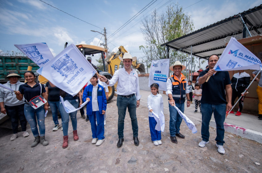 El Marqués destina más de 435 millones de pesos a 59 obras de urbanización