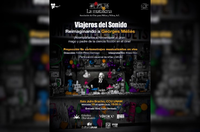  Reimaginarán a Georges Méliès con cine y música en vivo durante festival infantil de la UNAM