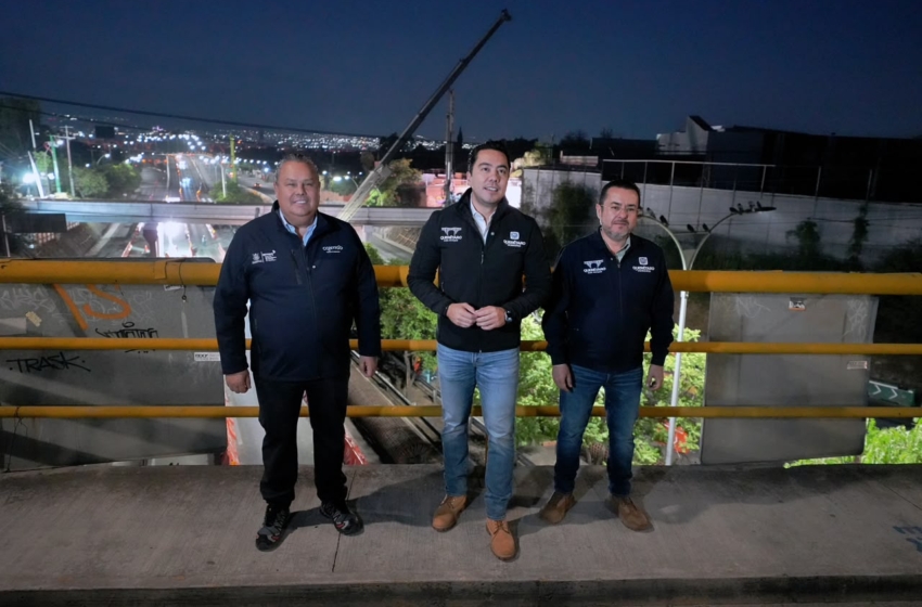  Aplicarán contraflujo en Bernardo Quintana por obras del Tren México–Querétaro
