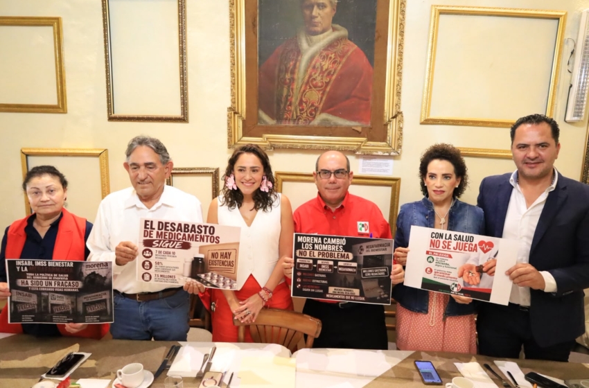  PRI Querétaro exige al Gobierno Federal atender desabasto de medicamentos