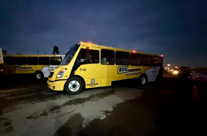  Transporte Escolar Gratuito del Municipio de Querétaro arranca con 43 rutas para el ciclo escolar 2026-2027