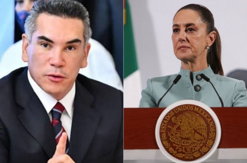  Sheinbaum liga a Alito Moreno y al PRI con el porrismo tras pleitos