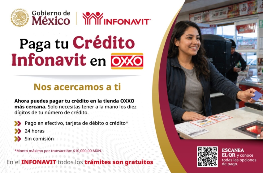  Ya puedes pagar tu crédito Infonavit en OXXO las 24 horas
