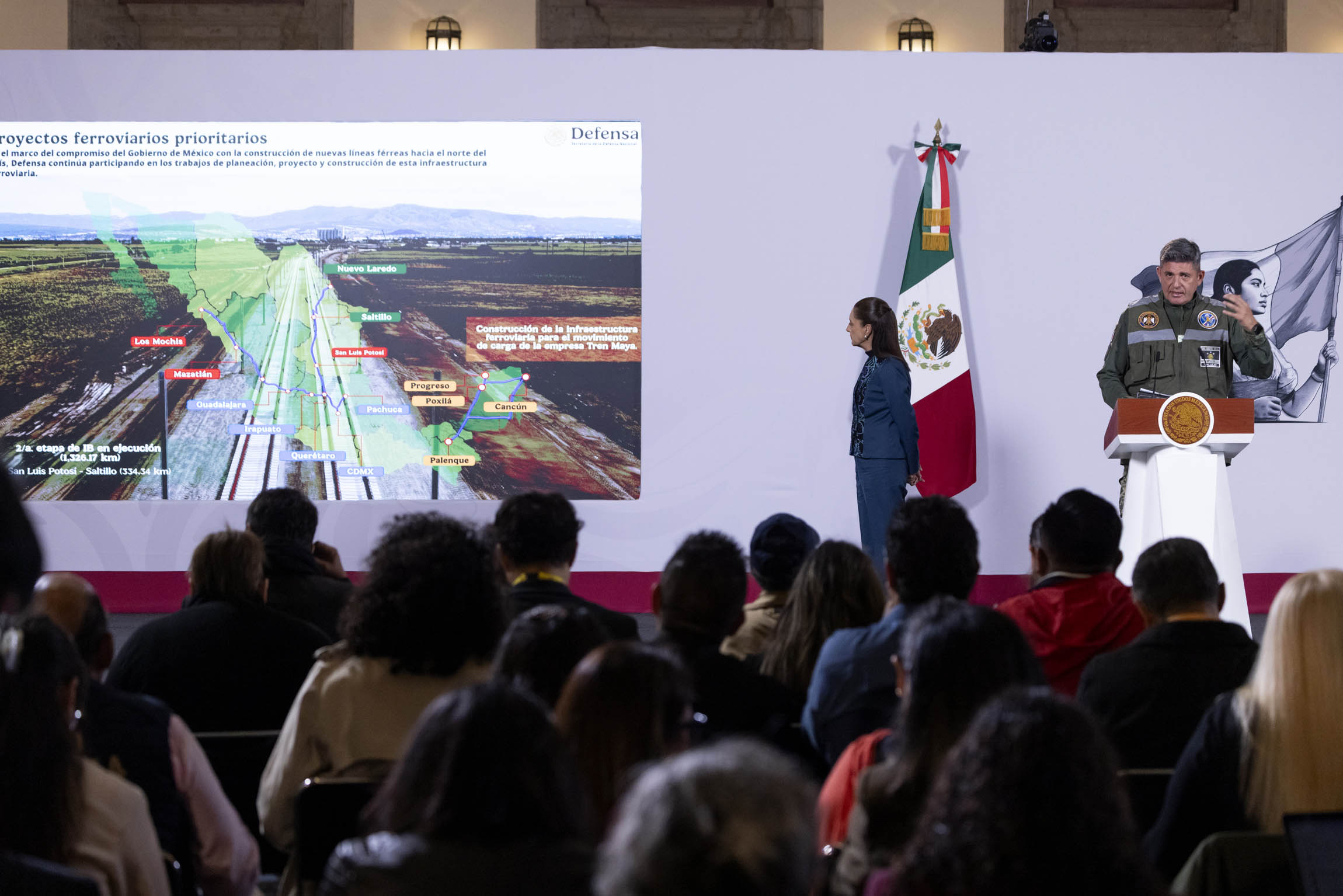  Tren México-Querétaro registra 31% de avance: SEDENA