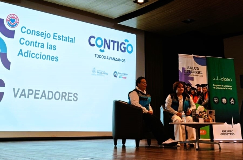  Advierte CECA sobre riesgos del vapeo a estudiantes de la Universidad Anáhuac