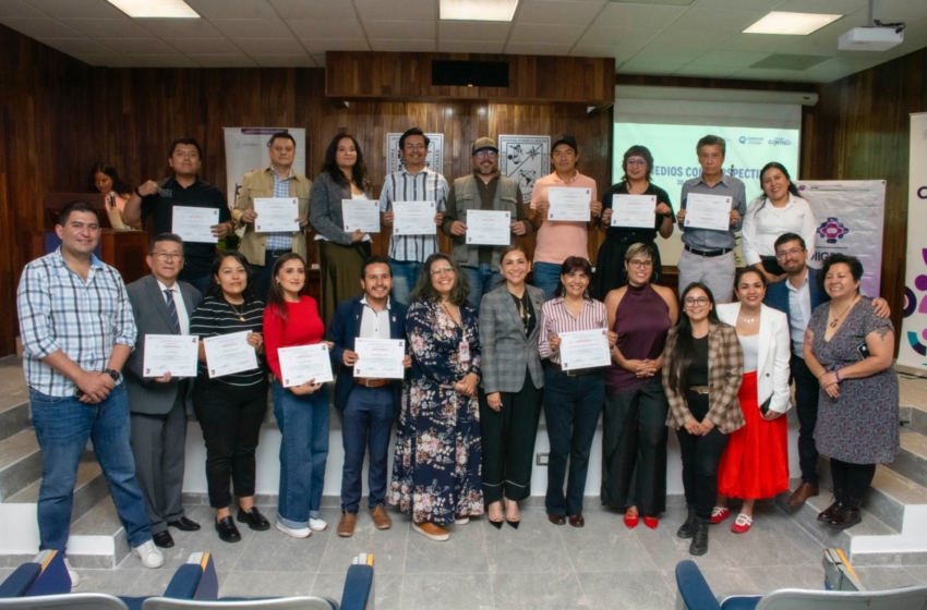  Concluye segunda generación de “Medios con Perspectiva” con 25 participantes de 14 medios