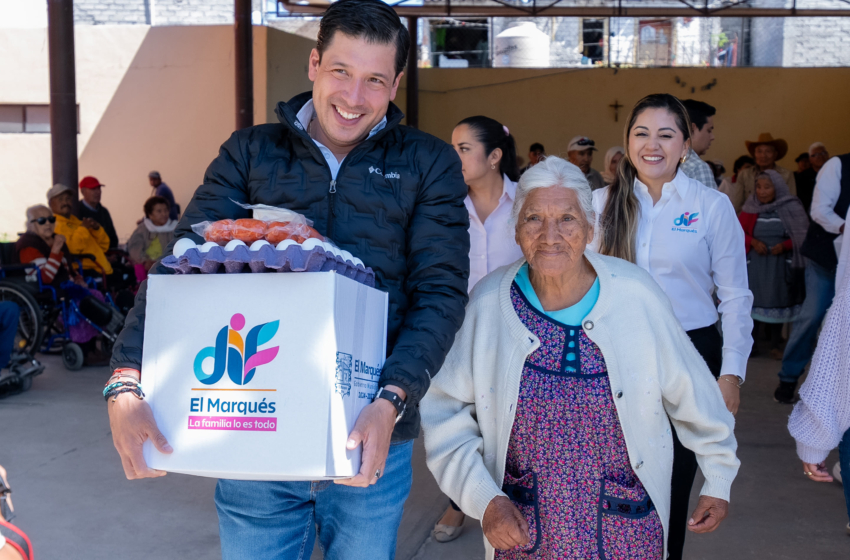  El Marqués destina 49.5 mdp a apoyos alimentarios para adultos mayores