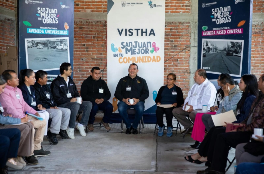  Municipio de San Juan del Río realiza jornada de atención ciudadana en Visthá
