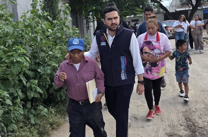  Agustín Dorantes plantea revisar regularización de la colonia Juan Diego