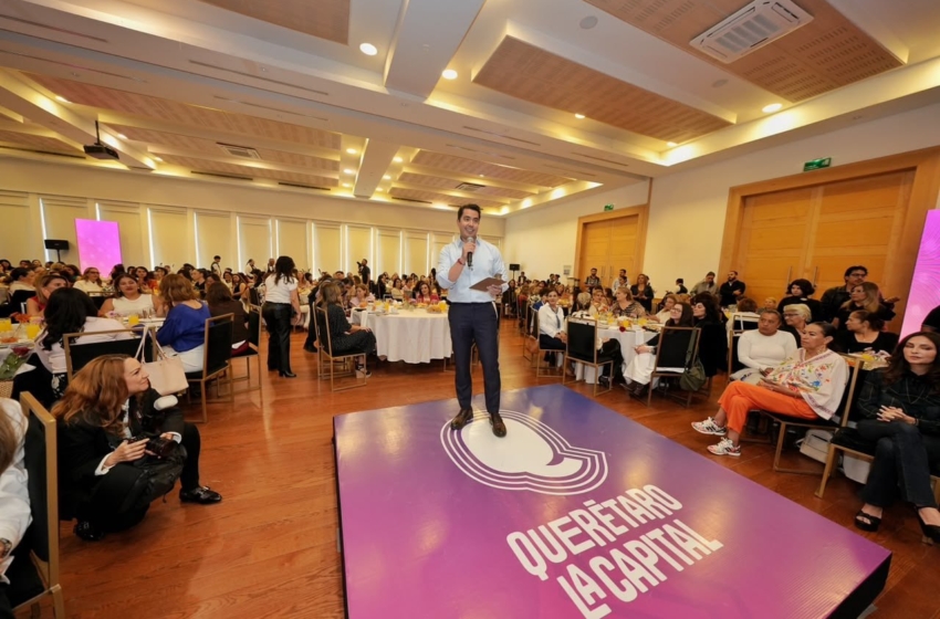  Felifer Macías destaca acciones de seguridad y atención a mujeres en Querétaro