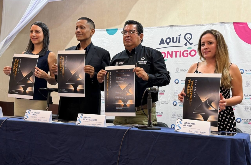  Fortepiano Querétaro proyecta concurso nacional de jóvenes pianistas para 2027
