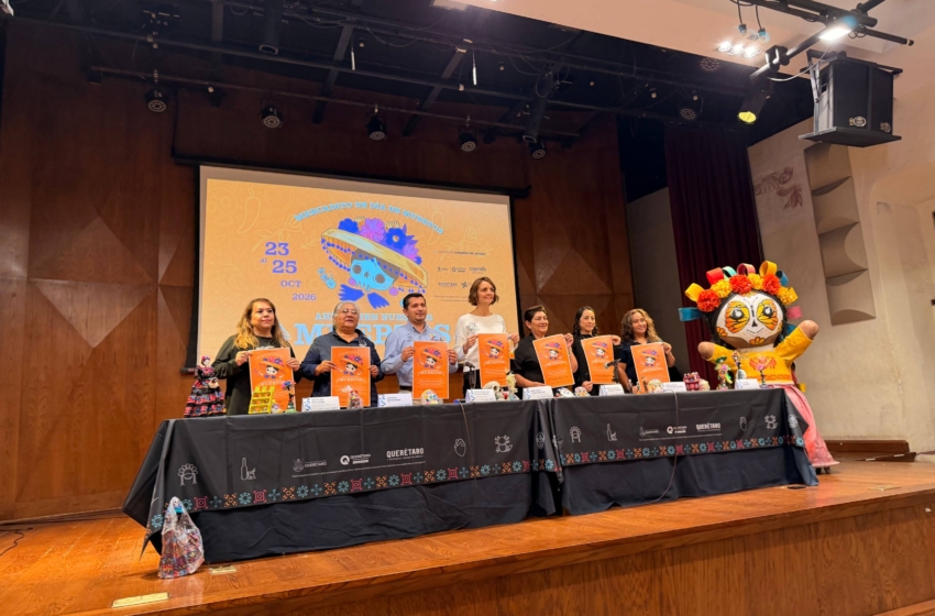  Mercadito “Ahí vienen nuestros muertos” ofrecerá artesanías y talleres en Querétaro