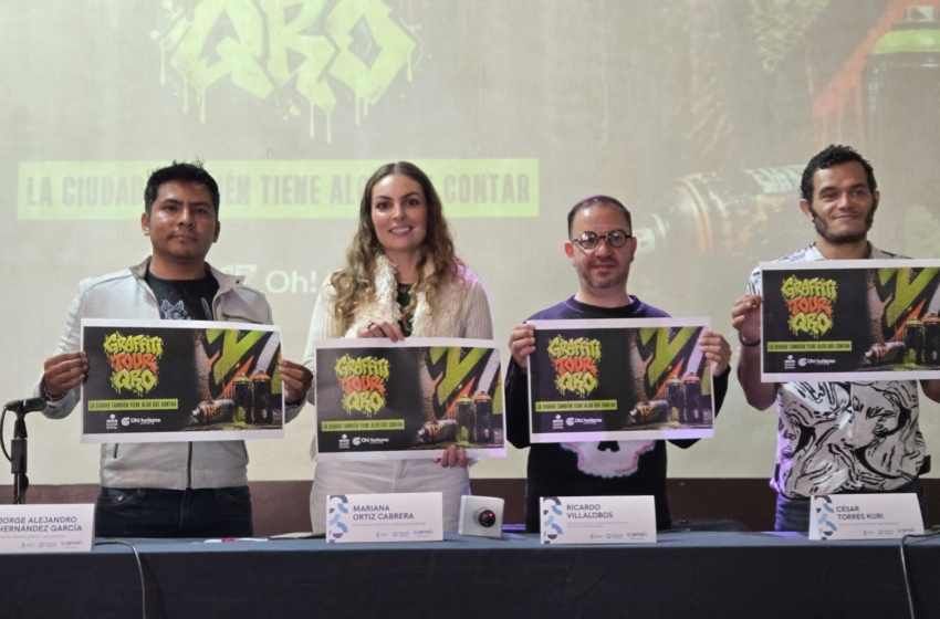  Graffiti Tour Qro busca impulsar el arte urbano y ampliar la oferta turística de Querétaro