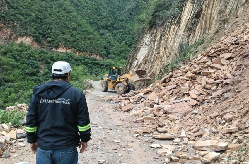  CEI libera camino a La Redonda tras retirar 400 metros cúbicos de material
