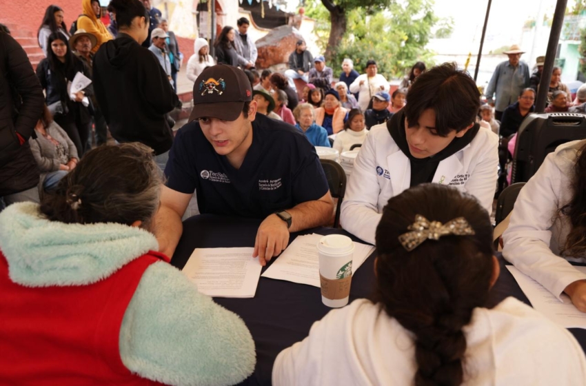  SEDESOQ acerca servicios médicos y atención preventiva a familias de San Pablo