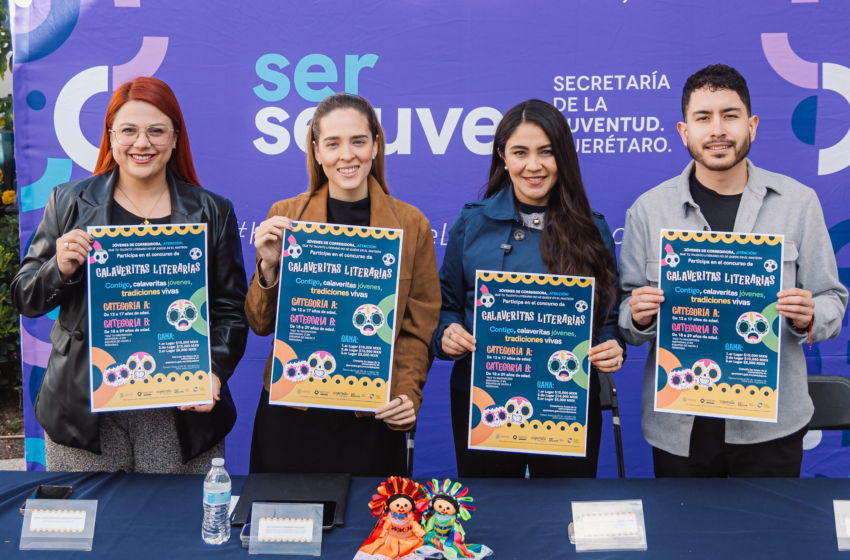  SEJUVE convoca a jóvenes de Corregidora a concurso de calaveritas por Día de Muertos