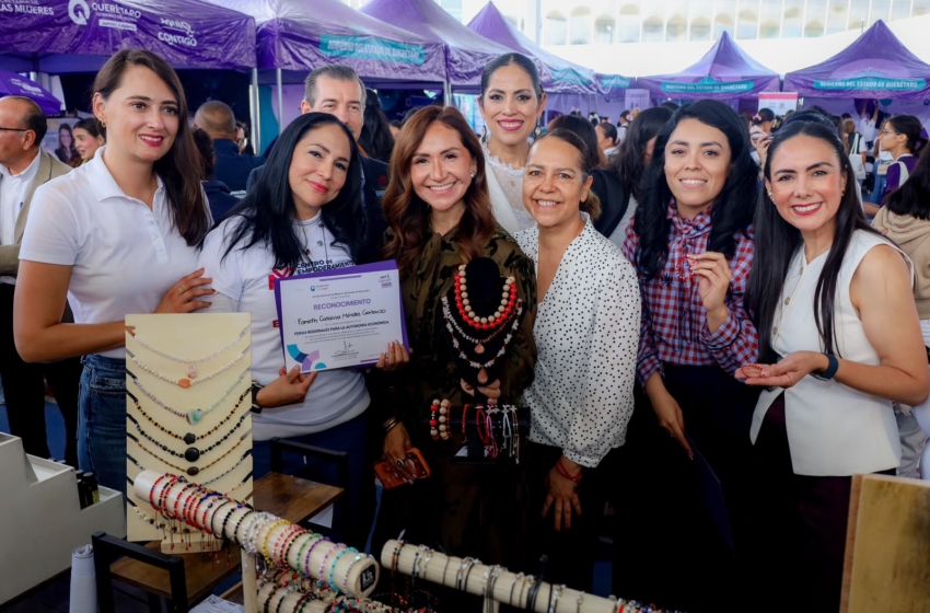  Feria regional reúne a más de mil mujeres para impulsar su autonomía económica en Querétaro