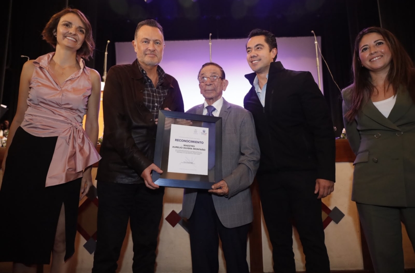  Querétaro rinde homenaje al músico Aurelio Olvera Montaño por más de seis décadas de trayectoria