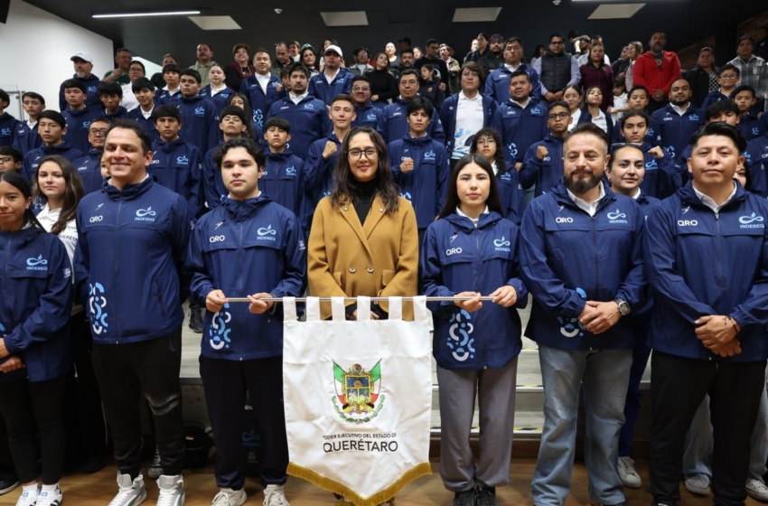  Querétaro abanderó a 104 representantes para los Juegos Nacionales Populares 2026