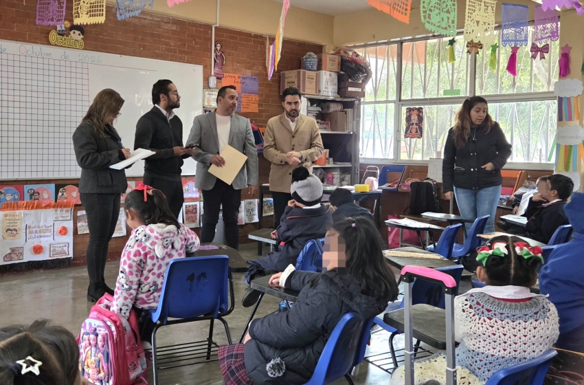  Agustín Dorantes visita primaria y encabeza jornada de limpieza en Felipe Carrillo Puerto
