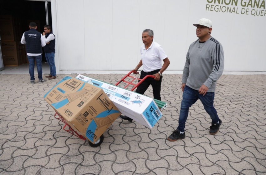  Cerca de 200 familias de El Marqués reciben apoyos mediante programa de coinversión