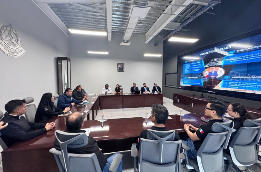  Querétaro comparte prácticas de seguridad penitenciaria con autoridades de Michoacán