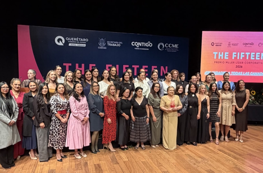  Reconocen a 15 mujeres por su liderazgo en la industria y el sector empresarial de Querétaro