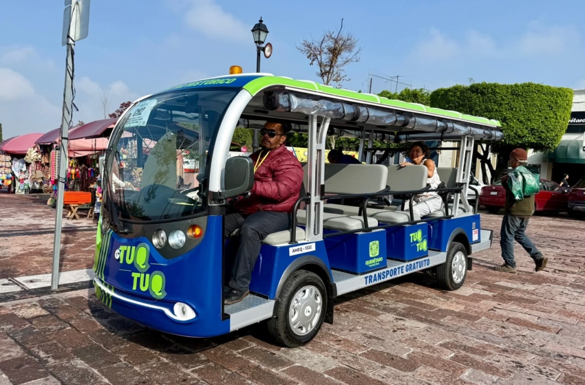  Transporte Eléctrico Gratuito Eqrobus supera 35 mil ascensos en el Centro Histórico
