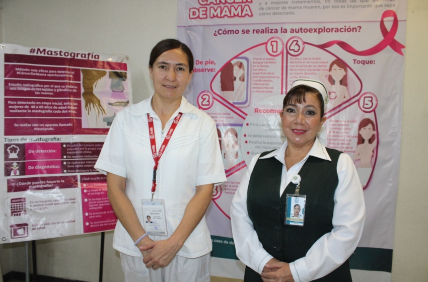  IMSS Querétaro llama a realizar autoexploración mamaria una vez al mes