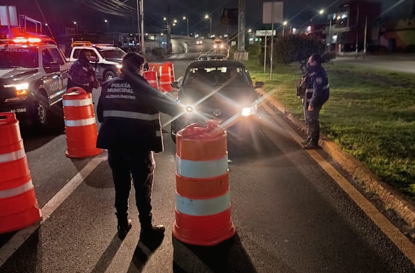  Alcoholímetro en Querétaro capital deja 29 detenidos y 25 vehículos remitidos al corralón