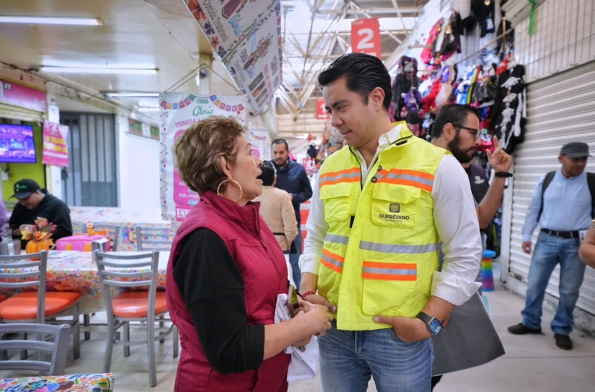  Felifer Macías rehabilita el mercado Escobedo con obras de drenaje, agua potable y sanitarios