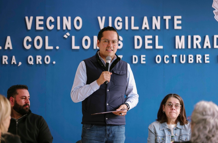  Corregidora suma más de mil 600 comités de Vecino Vigilante durante administración de Chepe Guerrero