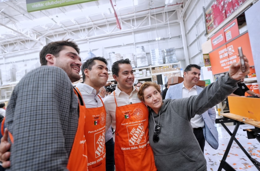  Felifer Macías asegura que nueva sucursal de Home Depot en Querétaro generará 450 empleos