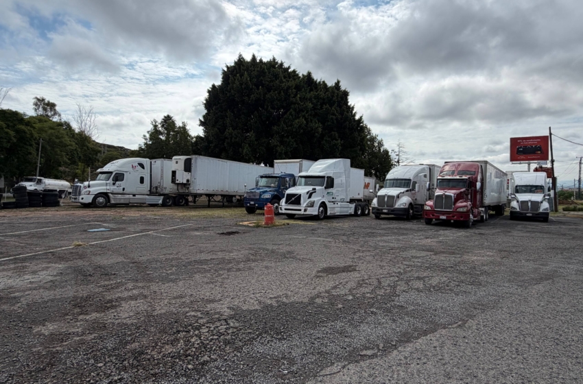  Alrededor de 50 unidades participarán en marcha lenta de transportistas en Querétaro